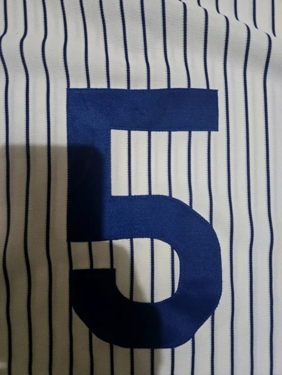 vtg 80s CCM XL Chicago Cubs Home MLB Baseball jersey #5 - Picture 6 of 7